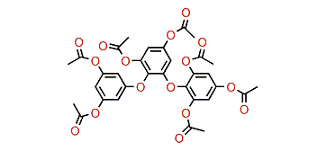 Triphlorethol B heptaacetate